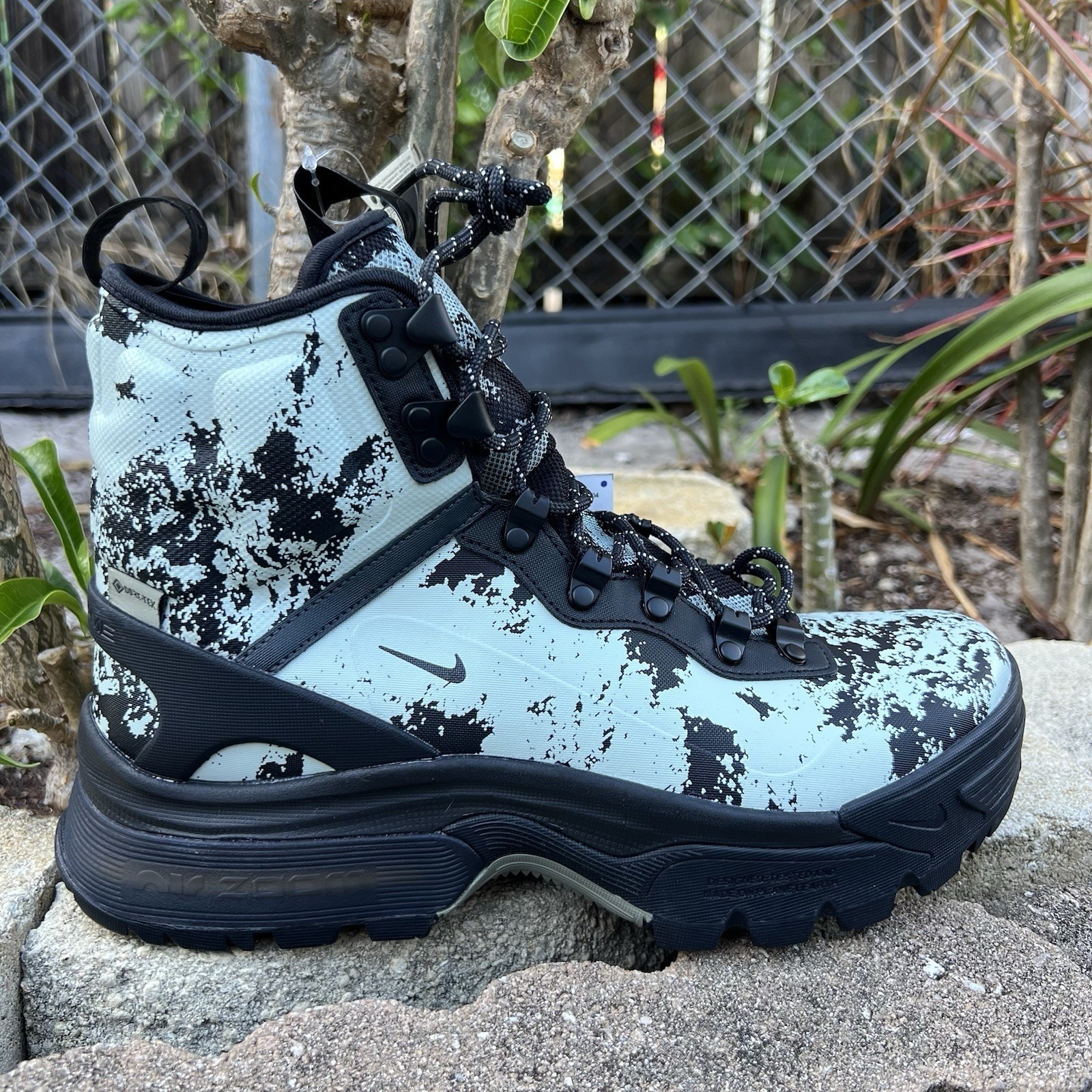 New Nike Acg Air Zoom Gaiadome Gore-Tex Shoe Boots Camo Men's Size 9 Ib2328-001